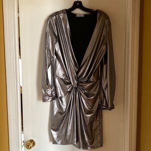 Metallic cross front mini